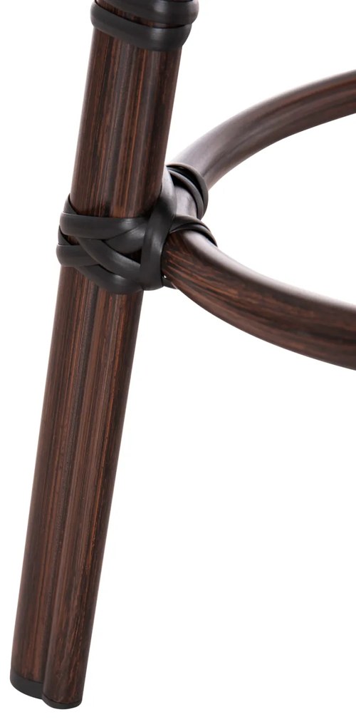 ΣΚΑΜΠΟ ΑΛΟΥΜΙΝΙΟΥ CHINO HM6285.01 BAMBOO LOOK ΚΑΦΕ-TEXTILENE ΚΑΦΕ Φ36x46Υεκ. (1 Τεμμάχια)