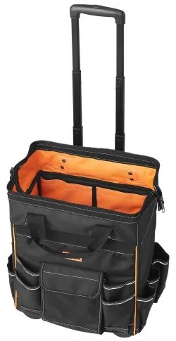 VEVOR Rolling Tool Bag 25 Pockets Heavy Duty Roller Tool Bag on Wheels