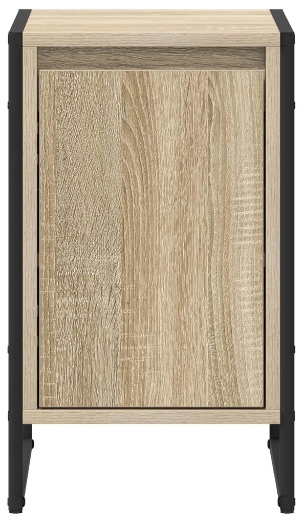 vidaXL Κομοδίνο 2 pcs Σονόμα 39,5 x 30 x 50 εκ Επεξεργασμένο ξύλο