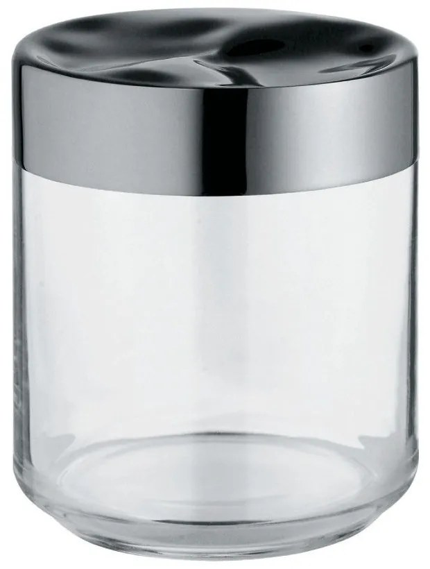 Βάζο Αποθήκευσης Julieta LC08 750ml 12,3cm Clear-Inox Alessi Steel,Glass