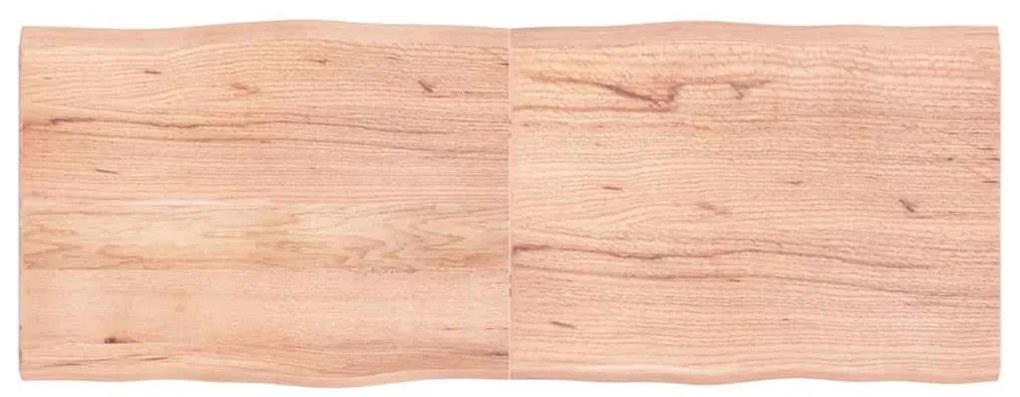 vidaXL Επιφ Τραπεζιού Αν Καφέ 160x60x(2-4)εκ.Ακατέργ. Μασίφ Ξύλο Δρυός