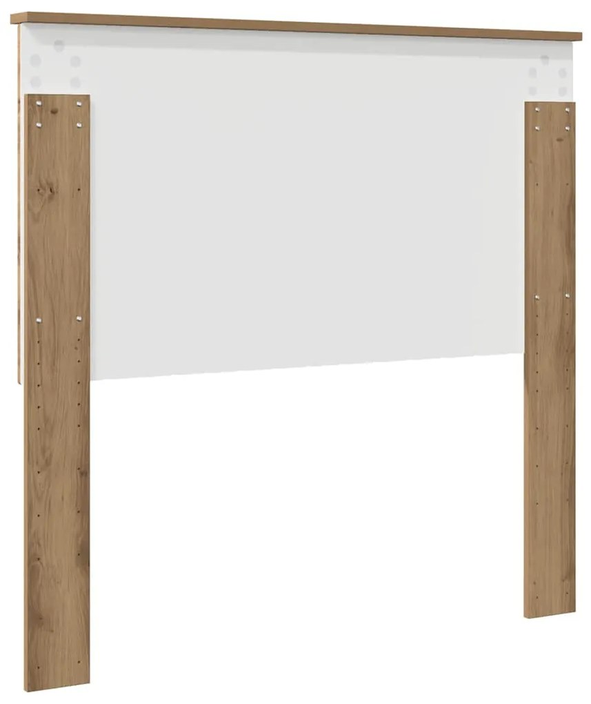 vidaXL Κεφαλάρι με κεφαλάρι Artisan Oak 100 cm Επεξεργασμένο ξύλο