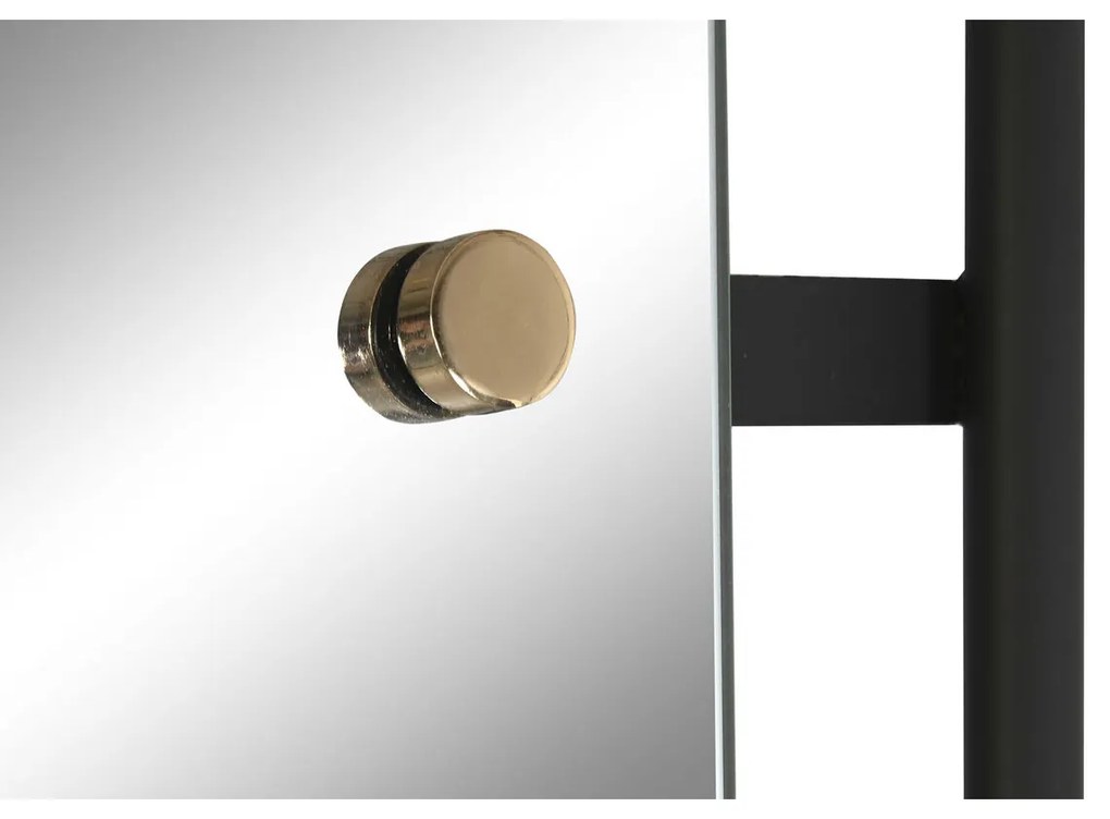 Τοίχο καθρέφτη Home ESPRIT Μαύρο Χρυσό Σύγχρονη