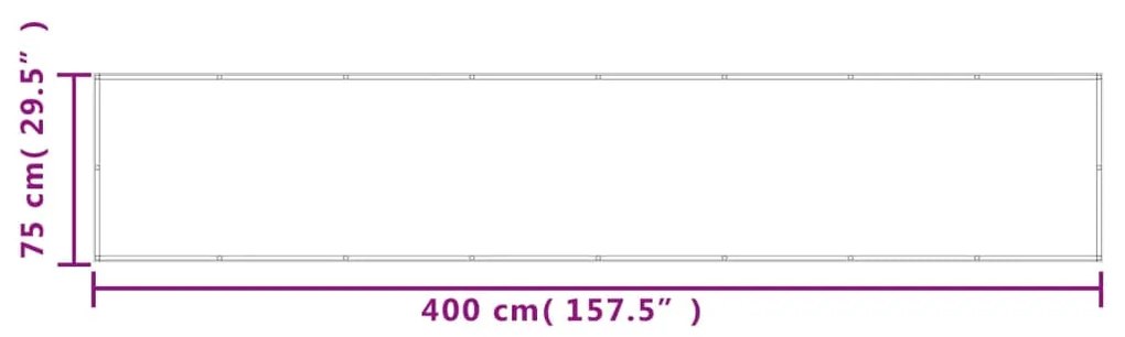 ΔΙΑΧΩΡΙΣΤΙΚΟ ΒΕΡΑΝΤΑΣ ΆΜΜΟΥ 75X400ΕΚ 100% ΠΟΛ. ΎΦΑΣΜΑ OXFORD 4000022