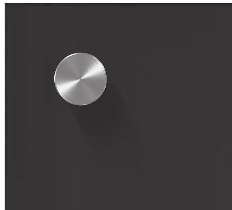 vidaXL Πίσω Πάνελ Κουζίνας 2 pcs Σκούρο Γκρι 80 x 50 cm