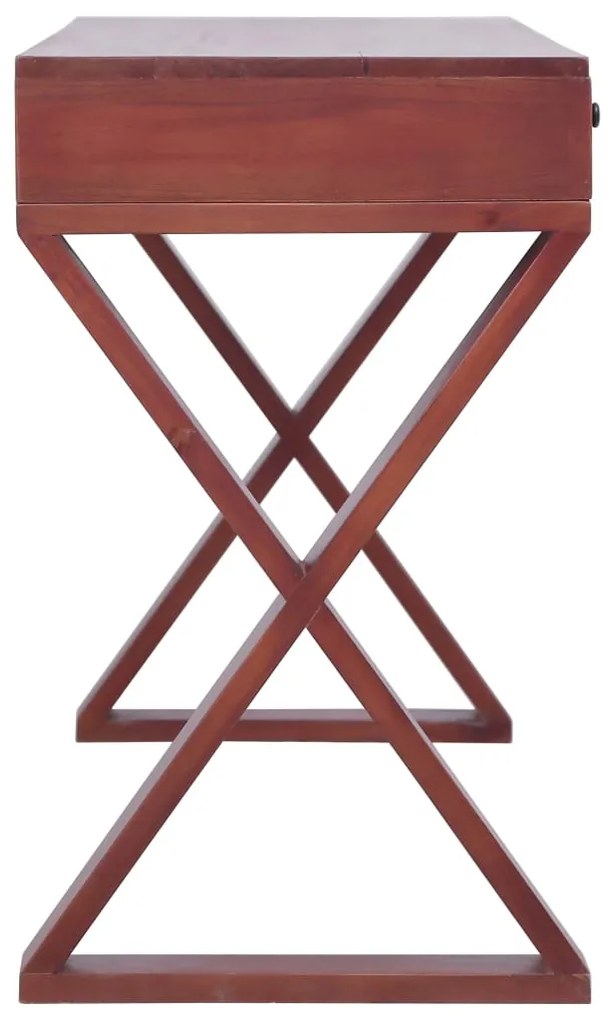 vidaXL Γραφείο Υπολογιστή Καφέ 115x47x77 εκ. από Μασίφ Μαόνι