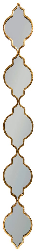 Καθρέπτης Τοίχου Μεταλλικός Χρυσός Art Et Lumiere 16,5x132εκ. 00421