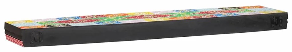 vidaXL Ράφια τοίχου 2 pcs Πολύχρωμο 100 x 20 x 6 cm Μασίφ ξύλο μάνγκο