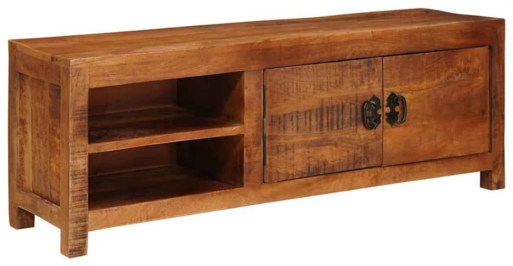vidaXL Ντουλάπι TV Καφέ 110 x 30 x 40 cm Μασίφ ξύλο μάνγκο