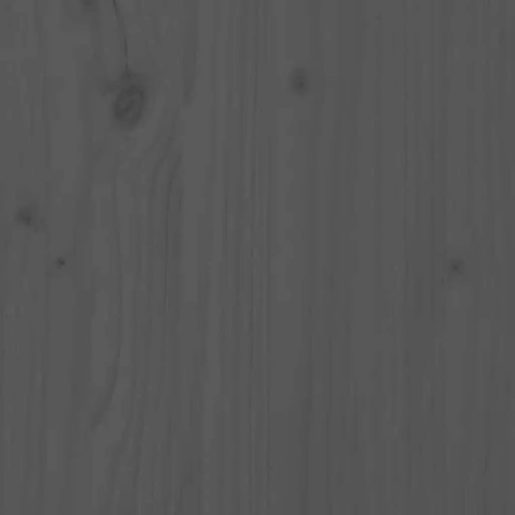 vidaXL Υποπόδιο Κήπου Γκρι 120 x 80 εκ. από Μασίφ Ξύλο Πεύκου