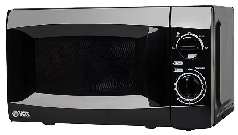 Vox Electronics MWH-M22B Φούρνος Μικροκυμάτων 20lt 1050W Μαύρος