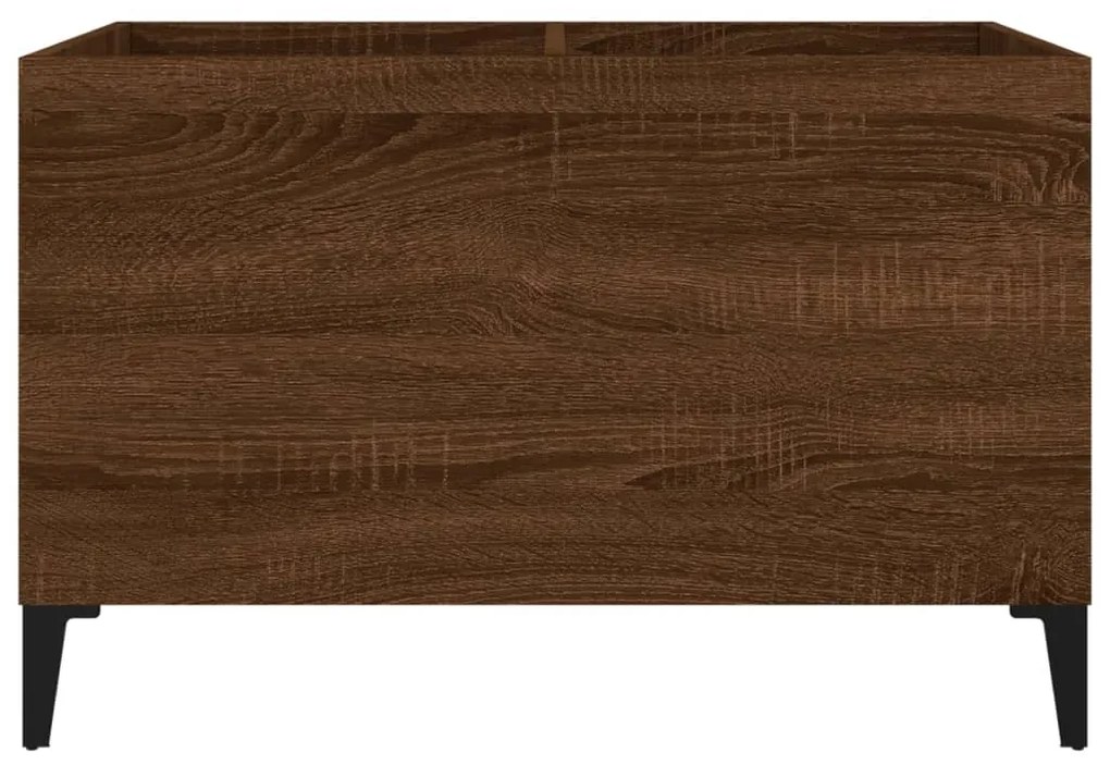vidaXL Δισκοθήκη Καφέ Δρυς 74,5 x 38 x 48 εκ. από Επεξεργασμένο Ξύλο