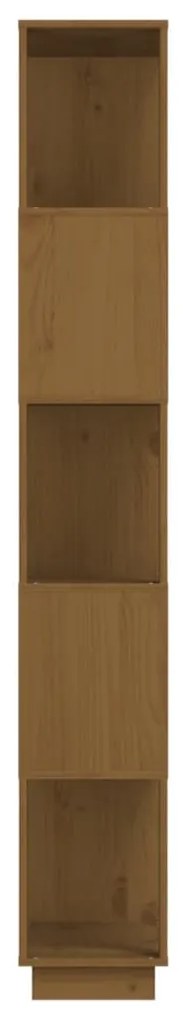 vidaXL Βιβλιοθήκη/Διαχωριστικό Χώρου Μελί 80x25x163,5 εκ. Μασίφ Ξύλο