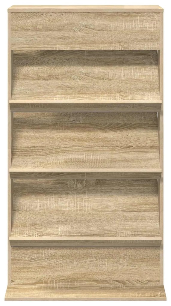 vidaXL Ράφι Περιοδικών με ράφι Δρύς Sonoma 70 x 41 x 126 εκ.