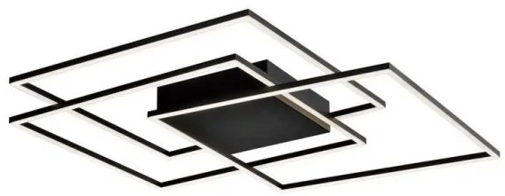 Πλαφονιέρα Φωτιστικό Οροφής LED Μαύρο Daniel 4263400 Viokef-4263400-Μαύρο 4263400