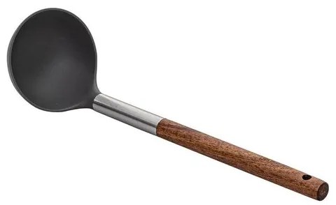 Estia Κουτάλα Βαθιά Stone PBT Νάυλον 30cm Με Ξύλινη Λαβή 01-2626