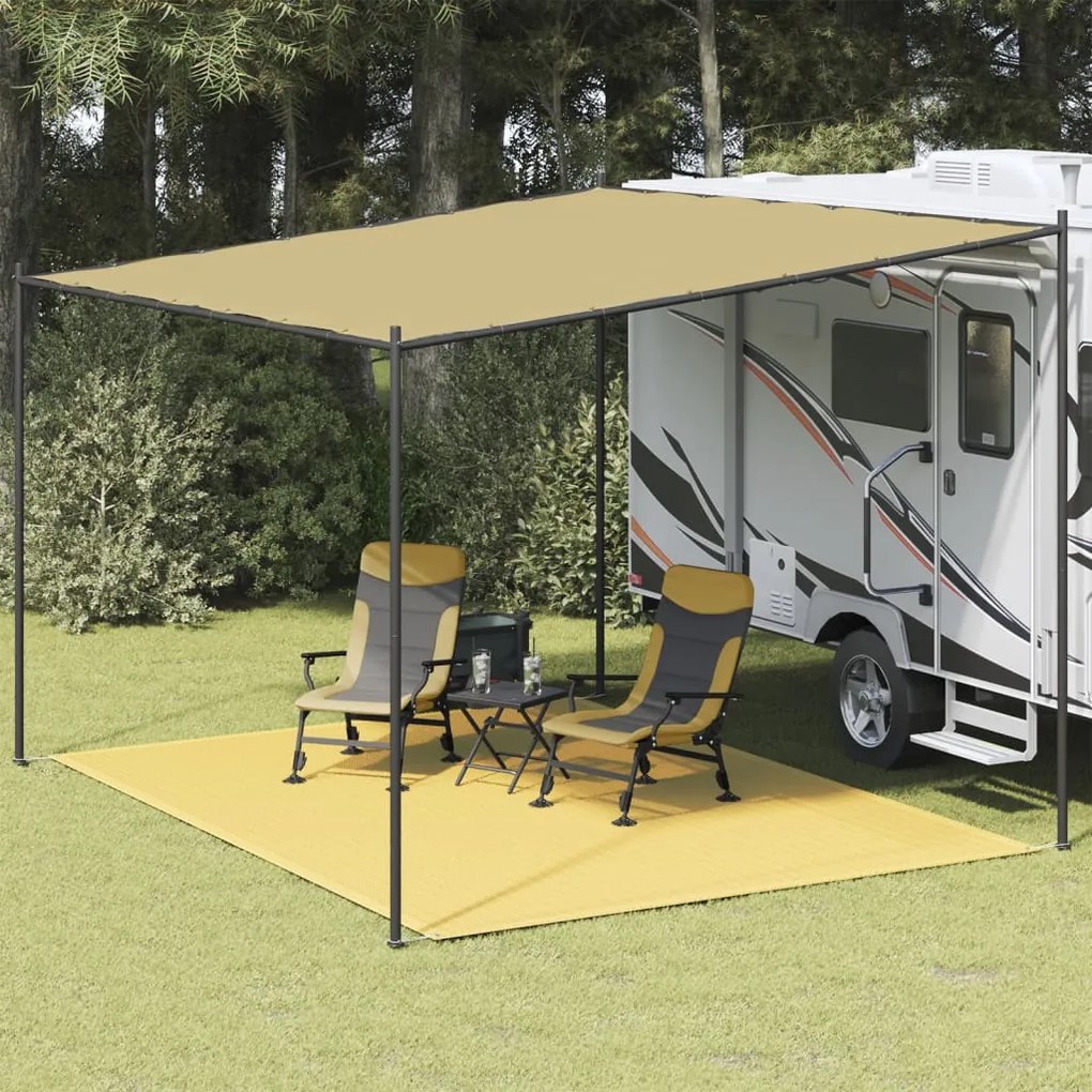 vidaXL Χαλί Σκηνής Μπεζ 300 x 400 εκ.