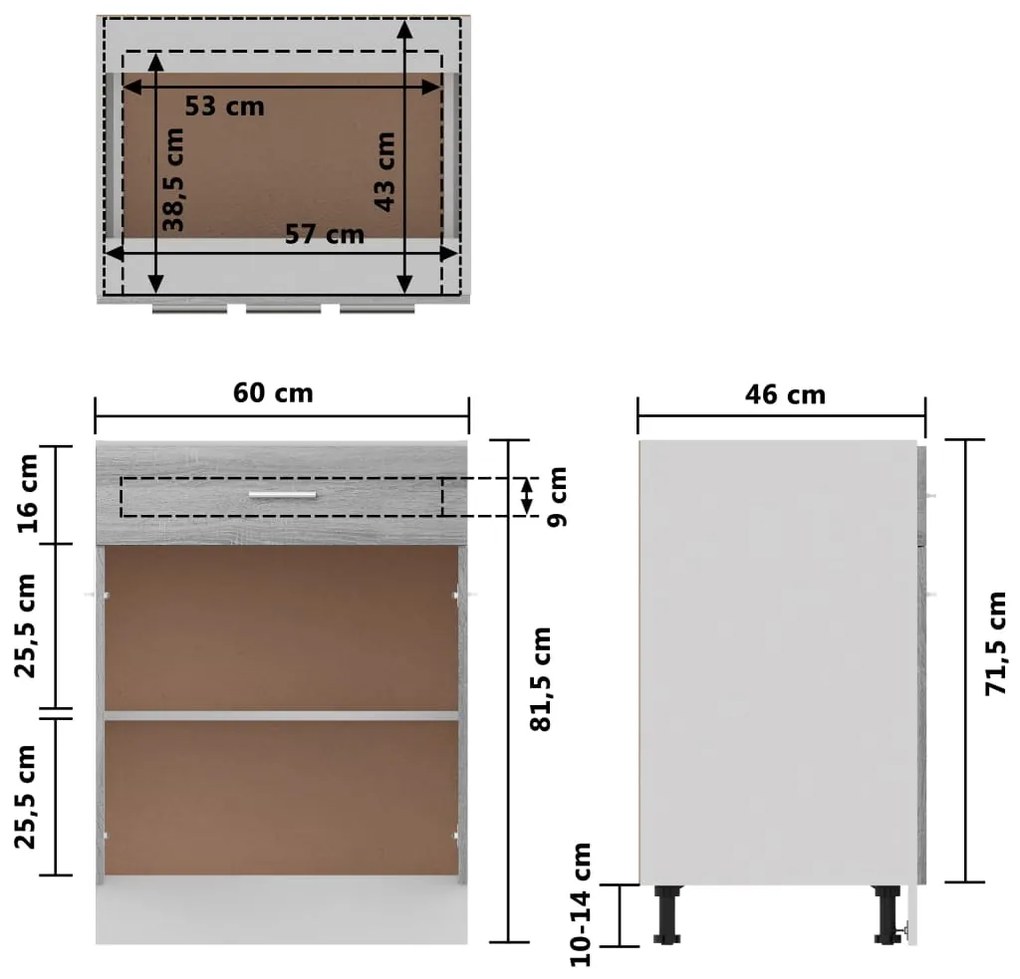 ΈΠΙΠΛΟ ΜΕ ΣΥΡΤΑΡΙ ΓΚΡΙ SONOMA 60X46X81,5 ΕΚ. ΕΠΕΞΕΡΓ. ΞΥΛΟ 815577