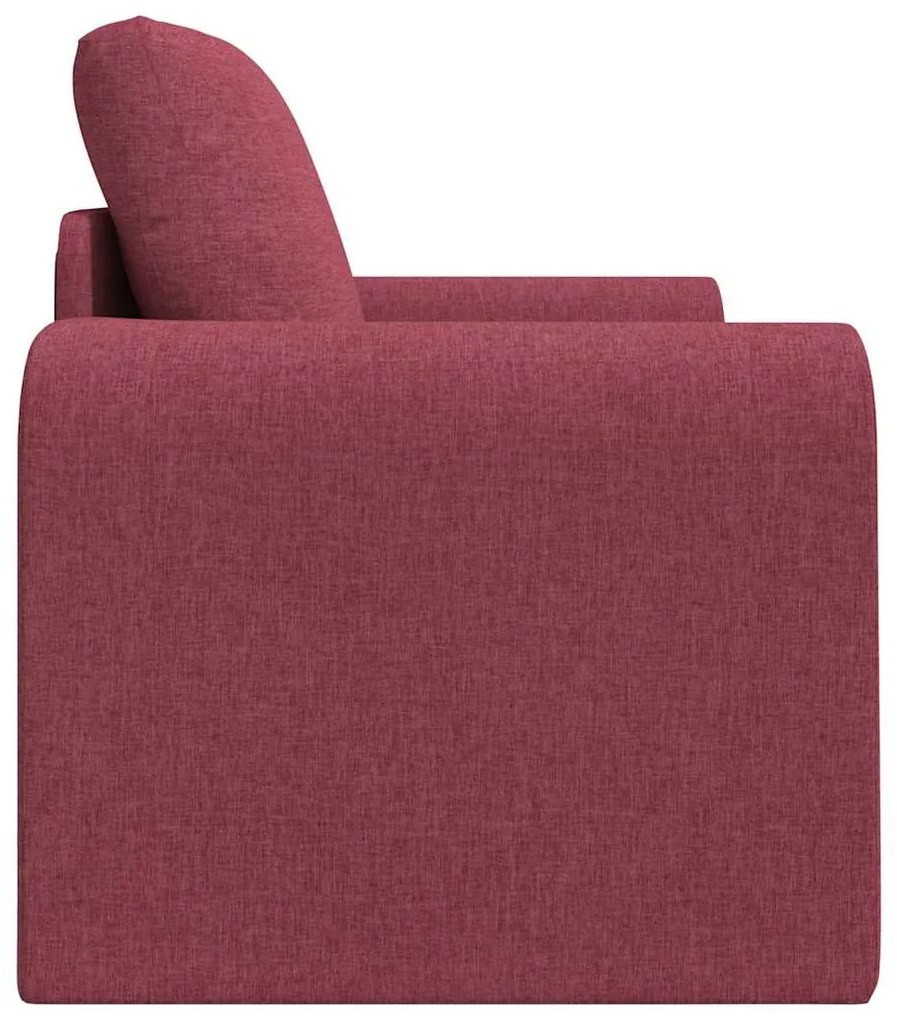 vidaXL Κρεβάτι καναπές Μπορντό 98 x 71 x 83 εκ. ύφασμα