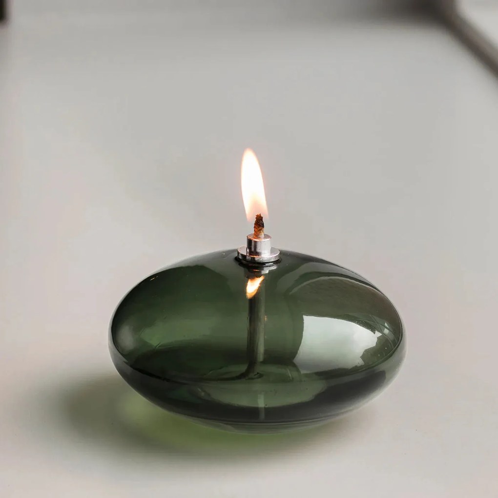 Λάμπα Λαδιού AURA Small Γυαλί Πράσινο Ø10,5 x H6 cm  METTE DITMER