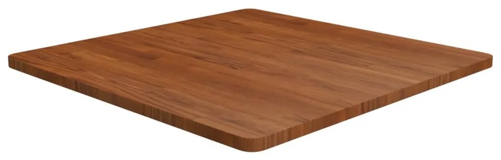 vidaXL Επιφάνεια Τραπεζιού Τετράγωνη Σκ. Καφέ 80x80x2,5 εκ. Ξύλο Δρυς