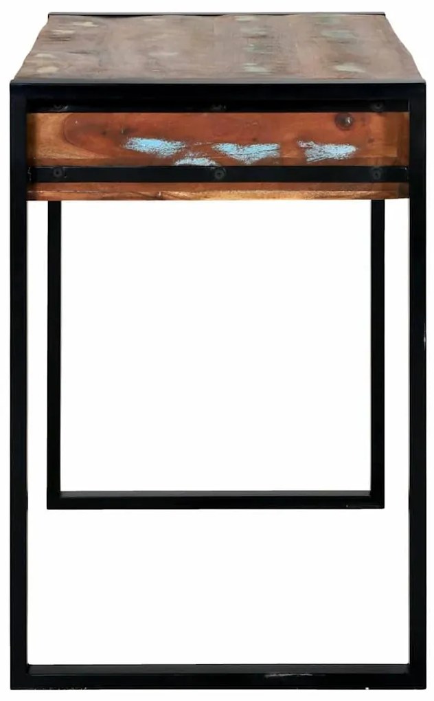 vidaXL Γραφείο Πολύχρωμο 100 x 50 x 75 cm Μασίφ ανακυκλωμένο ξύλο