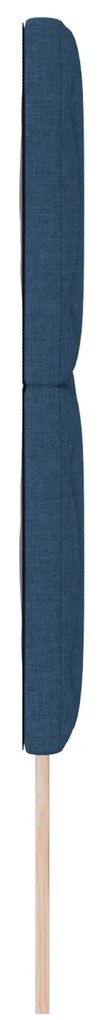 vidaXL Κεφαλάρι με σχέδιο δαχτυλίδια, μπλε, 140 cm, πολυεστέρα