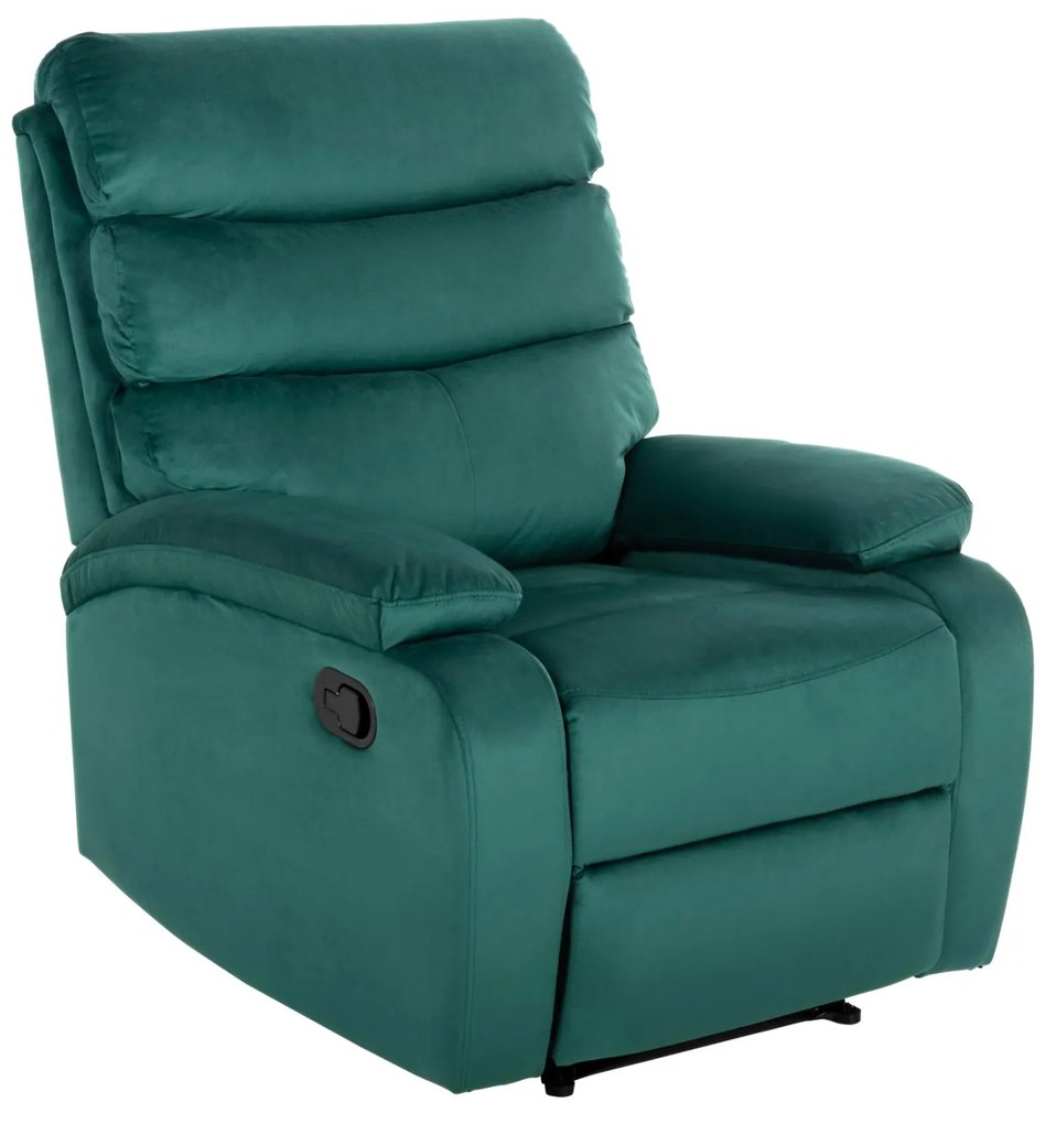 Πολυθρόνα YASUMU RELAX C9783.03 Βελούδο Κυπαρισσί 80x93x100Υεκ. 80x93x100 εκ.
