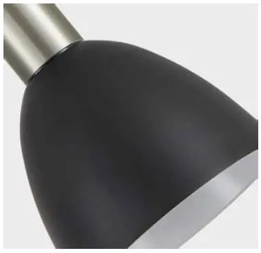 Φωτιστικό Τοίχου - Απλίκα SE21-NM-4-NM1W-MS2 ADEPT TUBE Nickel Matt Wall Lamp Black Metal Shade+ - 77-8802 - 51W - 100W - 77-8802