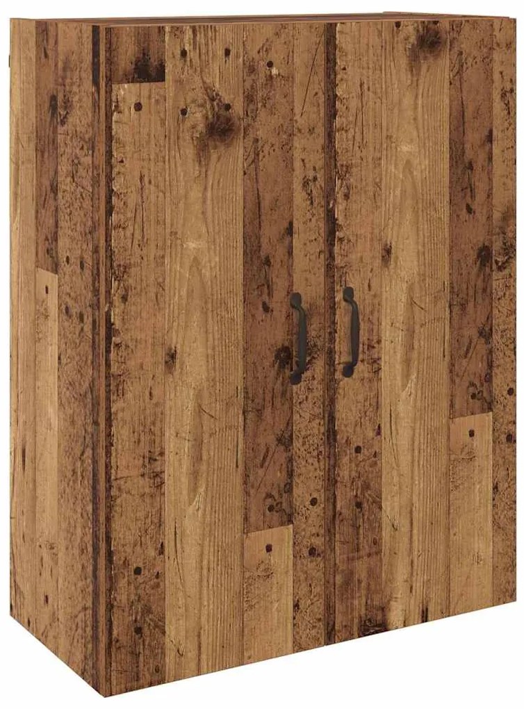 vidaXL Ντουλάπια Τοίχου 2 pcs Παλαιό ξύλο 69.5 x 34 x 90 εκ.