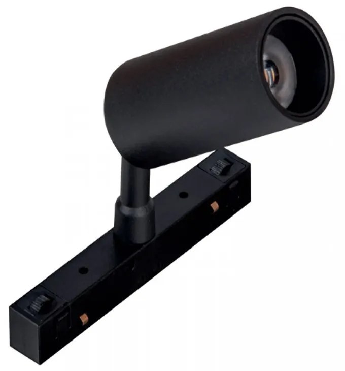 Σποτ Μαγνητικής Ράγας 20407-BD 7W 2700K 565Lm 3,7x8,7cm Dali Black