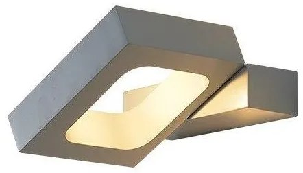 Απλίκα Φωτιστικό Τοίχου LED 6W 3000K Αλουμινίου CYCLOP 14,5X13X3CM ACA-ZD80856LEDGY-Γκρι ZD80856LEDGY