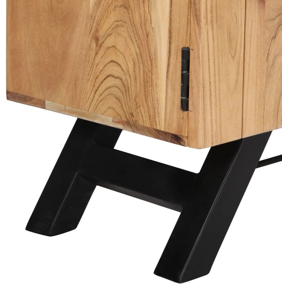 vidaXL Έπιπλο Τηλεόρασης 140 x 30 x 45 εκ. από Μασίφ Ξύλο Ακακίας