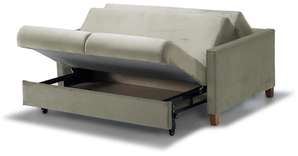 Καναπές Κρεβάτι Διθέσιος LIAM Γκρι Σκούρο 164x111x90cm - Ύφασμα - 14210216