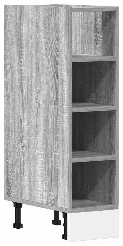 vidaXL Ντουλάπι "Riga" Γκρι Sonoma 20x44,5x81,5 εκ. από Τεχνητό Ξύλο