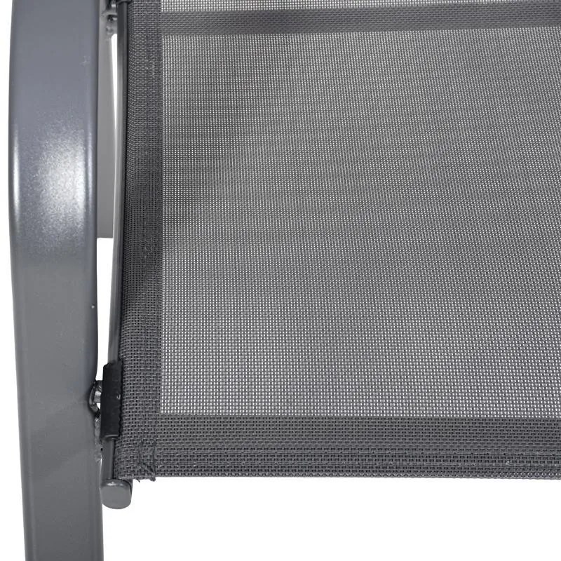 Καρέκλα FL5001 Fylliana Textlene Γκρί 55x72x92 εκ. 55x72x92 εκ.