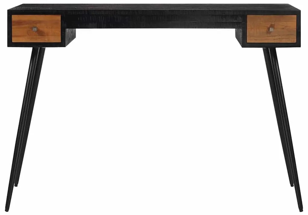 vidaXL Γραφείο 117 x 56,5 x 75 εκ. από Μασίφ Ανακυκλωμένο Teak