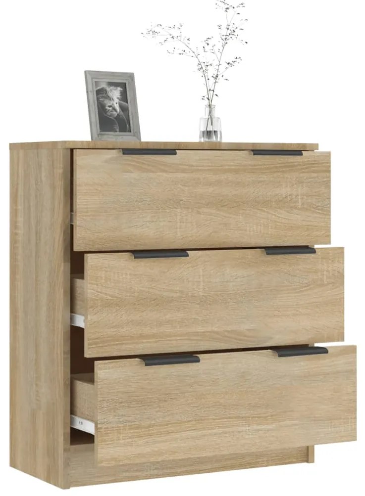 vidaXL Συρταριέρα Sonoma Δρυς 60 x 30 x 70 εκ. από Επεξεργασμένο Ξύλο