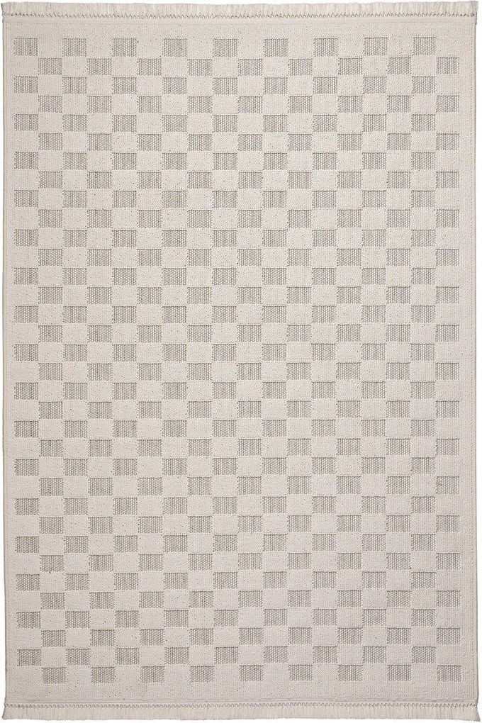 Χαλί Pecora 16693 W 01 White-Ecru Βιοκαρπέτ 160X230cm