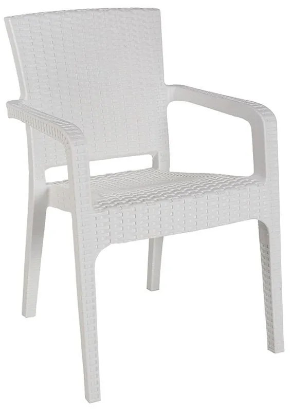 Καρέκλα - Πολυθρόνα Halcyon PP λευκό 57.5x59.5x86 εκ.