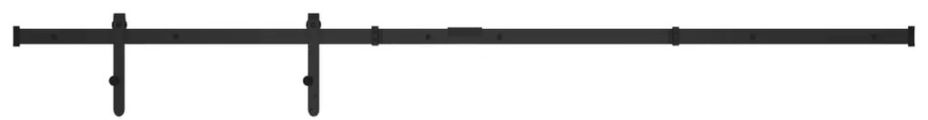 vidaXL Μηχανισμός Συρόμενης Πόρτας Μίνι 200 εκ. Ανθρακοχάλυβας