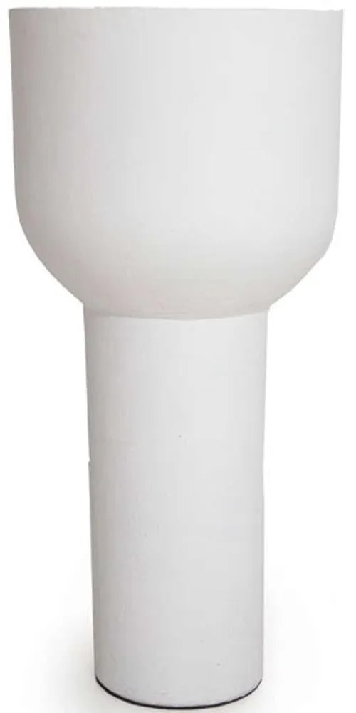 Διακοσμητικό Βάζο Phile 0750019 42x74,5cm White Soulworks Clay