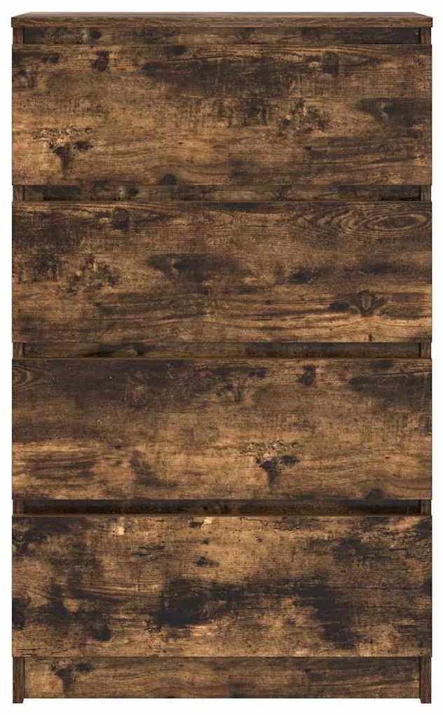 vidaXL Συρταριέρα Καπνιστή Δρυς 60 x 35 x 98,5 εκ. Επεξεργασμένο Ξύλο