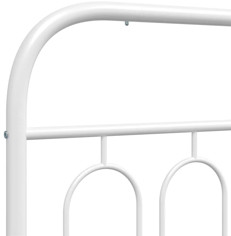 vidaXL Κεφαλάρι Λευκό 150 εκ. Μεταλλικό