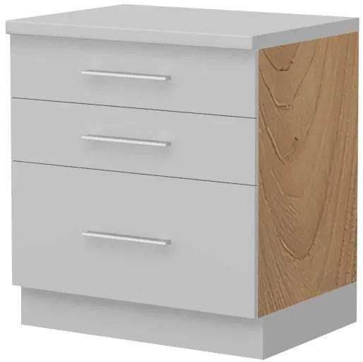 Πλαϊνό πάνελ επιδαπέδιου ντουλαπιού Hudson BP-F-Καρυδί