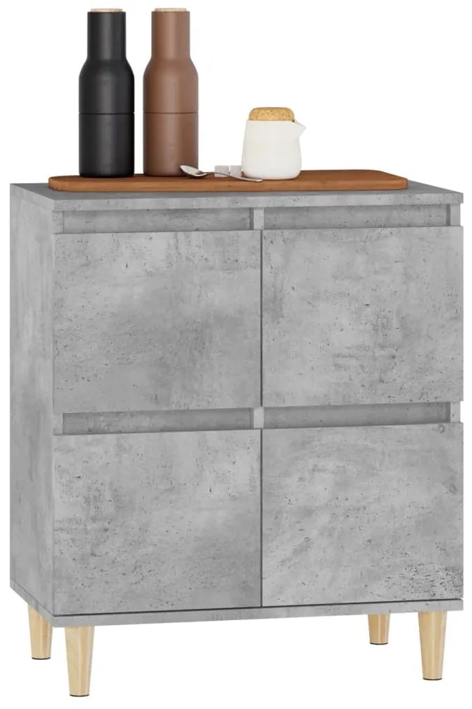 vidaXL Ντουλάπι Γκρι Σκυροδέματος 60x35x70 εκ. Επεξεργασμένο Ξύλο