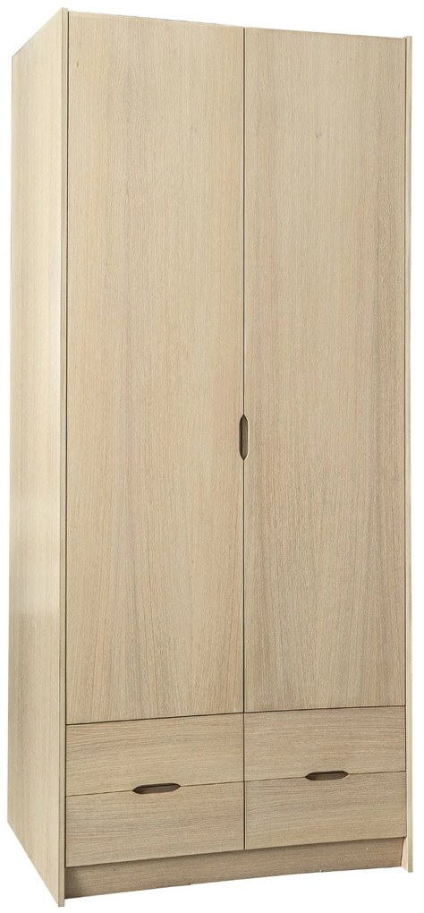 Wardrobe Tafta 100x55x240cm 2 doors-4 drawers*  metax-01-03-026 διάστ.100.0000 x 50.0000 x 240.0000