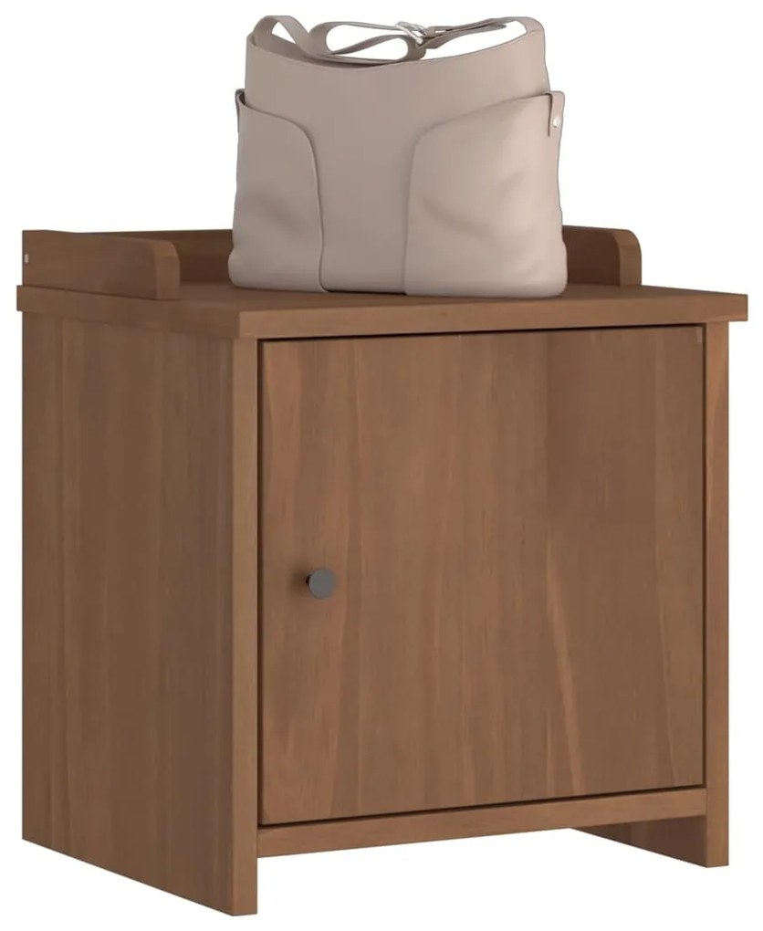 Πάγκος διαδρόμου "SANDNES" 45x40x50 εκ.Πεύκο μασίφ ξύλο