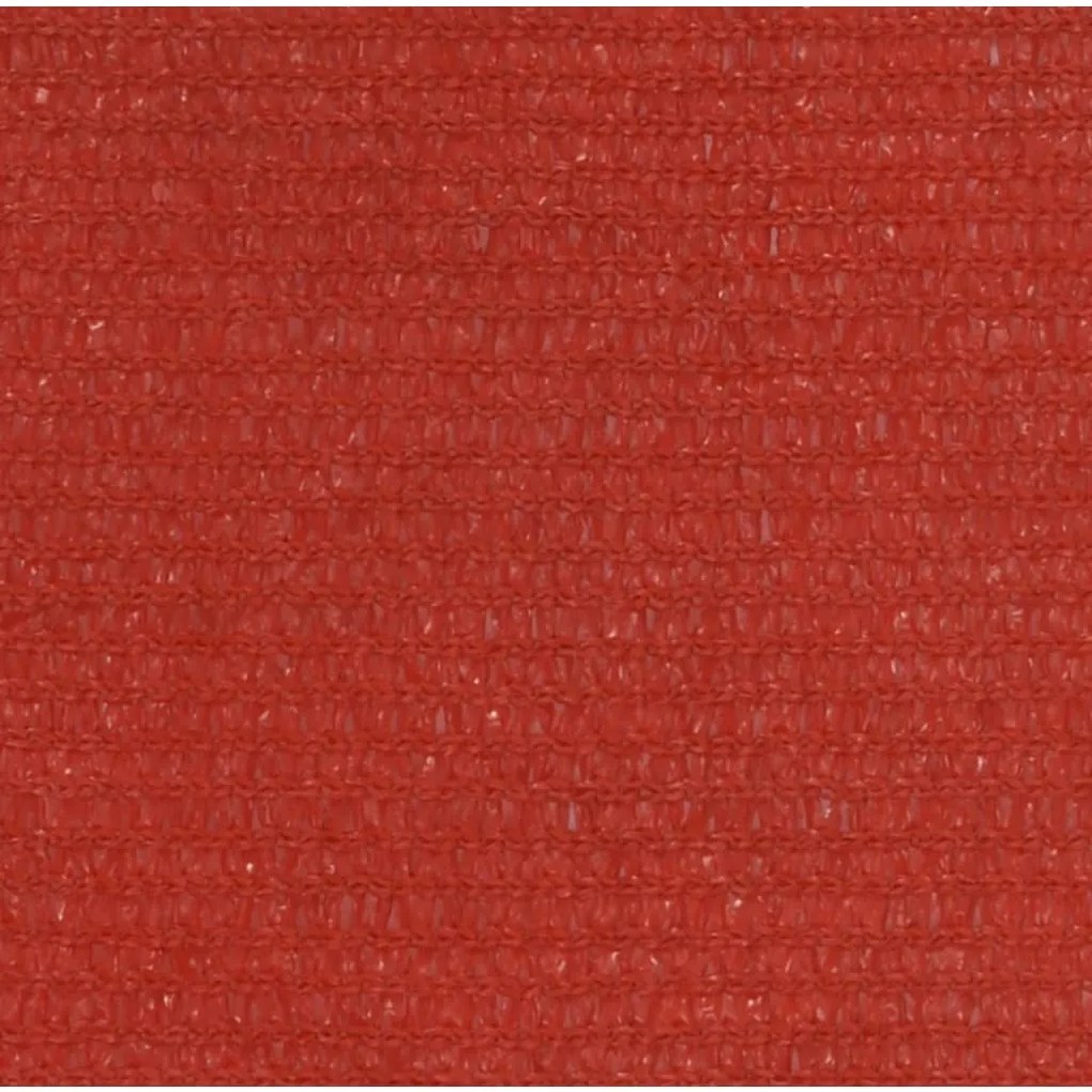 vidaXL Πανί Σκίασης Κόκκινο 4 x 5 μ. από HDPE 160 γρ./μ²