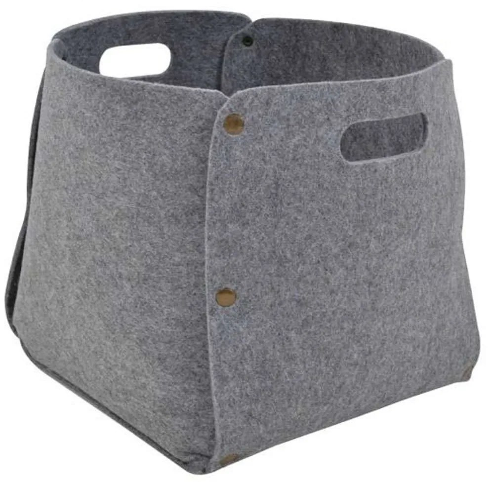 Καλάθι Αποθήκευσης 813223 31x31x31cm Grey Ankor Fabric
